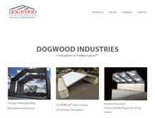 Tablet Screenshot of dogwoodindustries.com